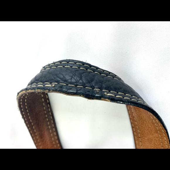 Coach Chelsea Black Pebbled Leather Shoulder Bag Satchel 10134 Purse Turn Lock - Picture 13 of 13